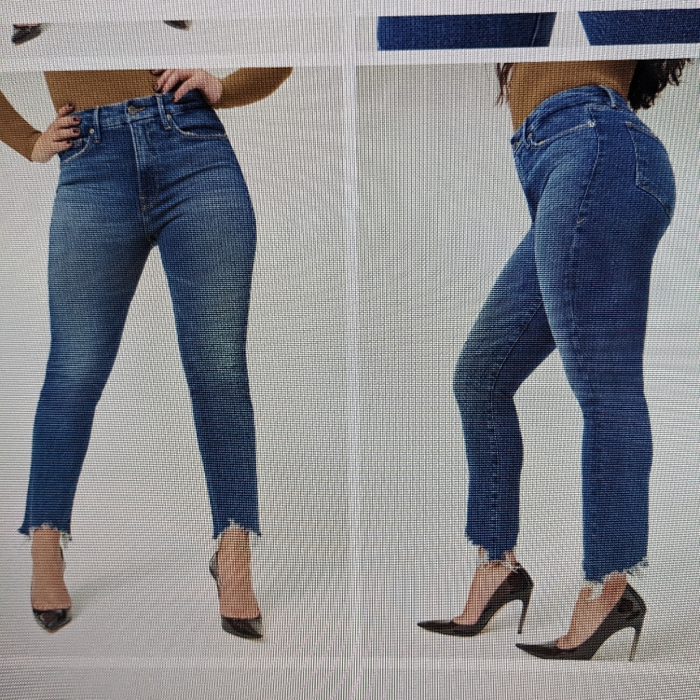 Good American cigarette jeans